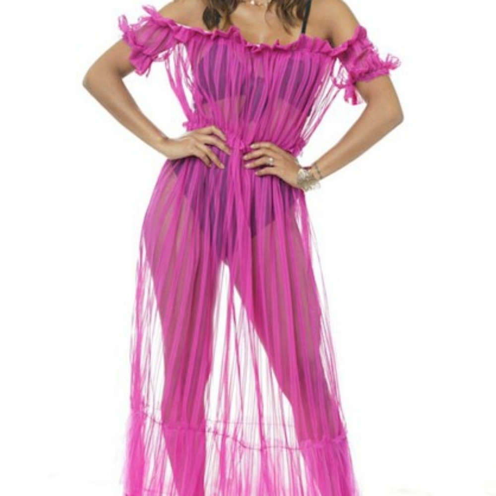 Sheer Maxi Dresses & Jumpsuits